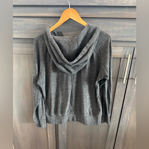 Women’s Nike Gray Zip-Up Hoodie XL - Picture 4 of 6